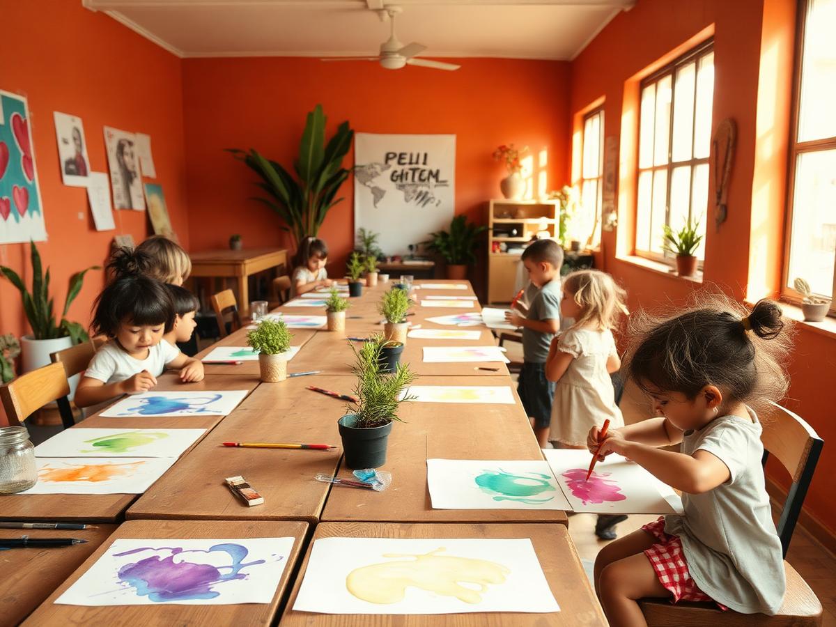 Taller de acuarela para niños